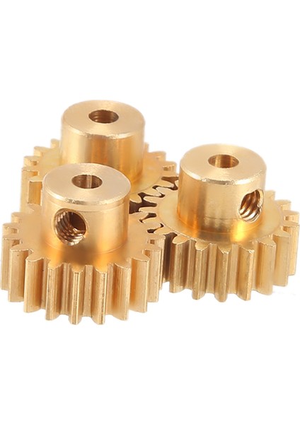 3 Adet 3.175MM Şaft Pirinç Pinyon Motor Dişlisi M0.8 110 18 RC19T (Yurt Dışından) indirimleri