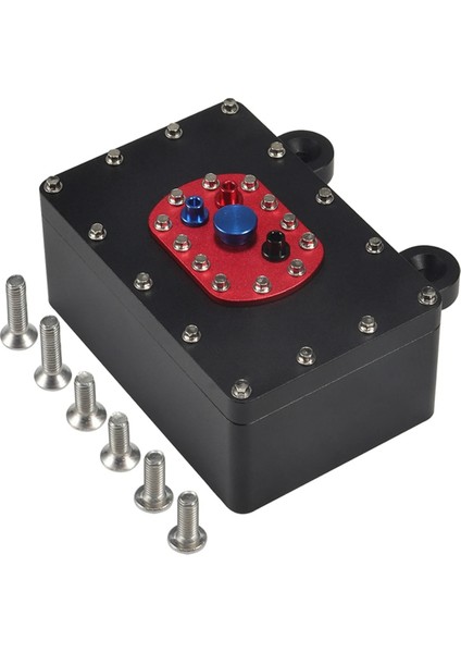Metal Tırmanma Arabası Alıcı Kutusu Yakıt Tankı 110 Rc SCX10 D90 Siyah (Yurt Dışından)