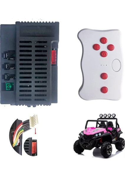 Çocuklar Için Bluetooth Uzaktan Kumanda Alıcı Kontrol Kutusu Kiti (Yurt Dışından)