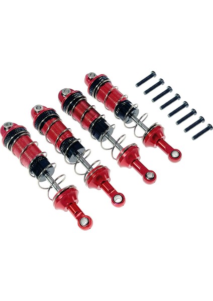 Mjx 116 Rc Araba Parçaları Için Ön Arka Yağ Amortisörü Kırmızı (Yurt Dışından)