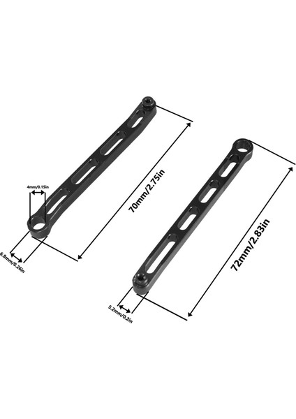 Rc Araba Şasi Bağlantı Çubuğu Takımı 112 MN78 MN82 Siyah (Yurt Dışından) fiyatları
