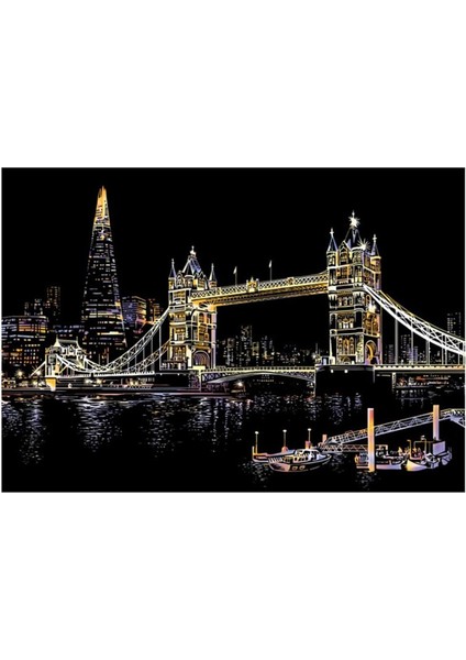 Yetişkinler Çizik Resim Londra Kulesi Köprüsü Resmi (Yurt Dışından) fiyatları