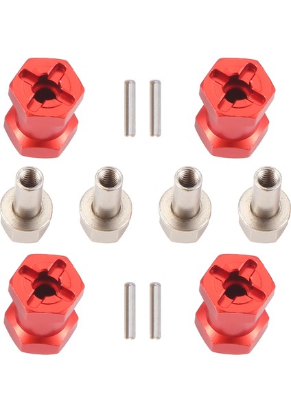 12MM Altıgen Tekerlek Göbeği Adaptörü 17MM Uzatma Kombinasyon Bağlantı Parçası Kırmızı (Yurt Dışından) modelleri