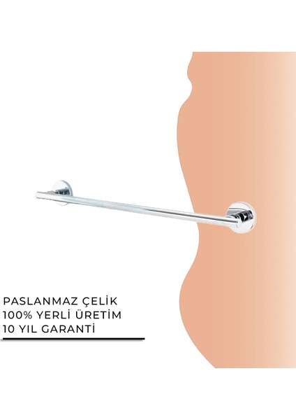 Igk Yapı - Clk Banyo Flora Uzun Havluluk 60 cm (FL10-025)