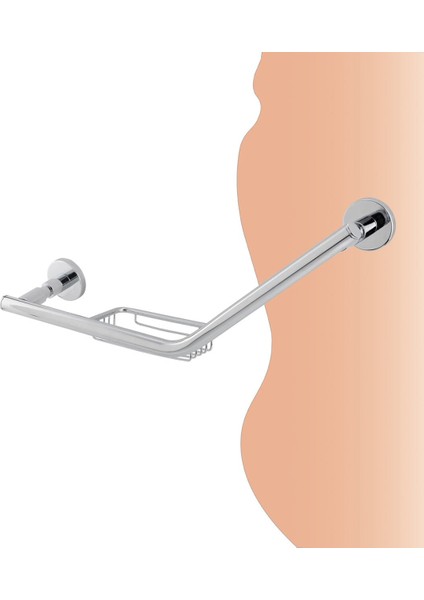 Igk Yapı - Flora Küvet Tutamağı Süngerlikli 40 cm (FL10-032)