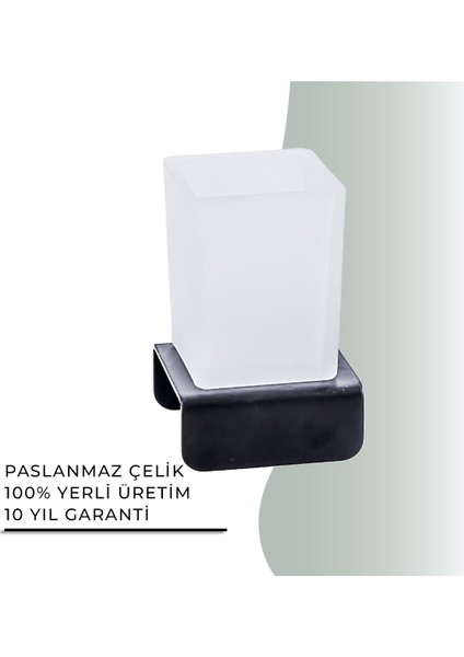Igk Yapı - Çelik Banyo Paris Set Üstü Diş Fırçalık (DKP10-019.4)