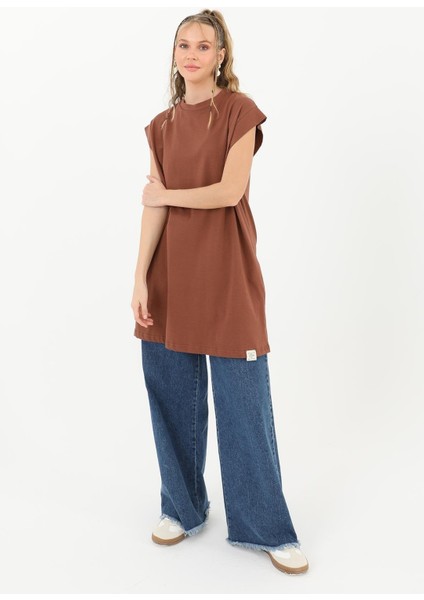 Kadın Basic Kolsuz T-Shirt 30725 indirimleri