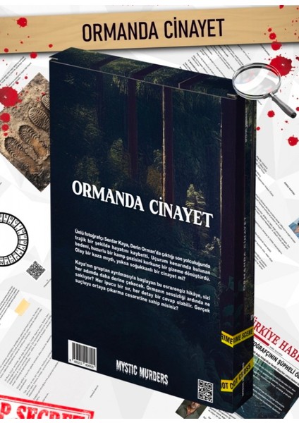 Dedektiflik Cinayet Çözme Oyunu, Ormanda Cinayet, Mystic Murders, Dava Oyunu, Akıl Oyunları fiyatları