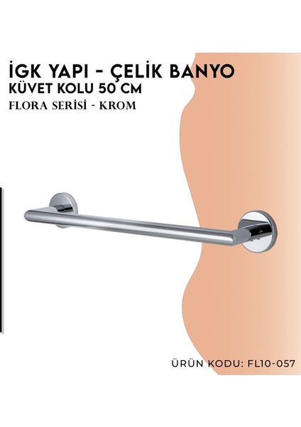 Igk Yapı - Flora Küvet Kolu 50 cm (FL10-057)