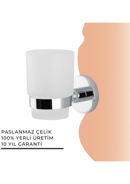 Igk Yapı - Clk Banyo Flora Montajlı Diş Fırçalık (FL10-004)