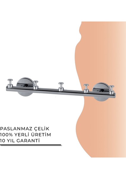 Igk Yapı - Clk Banyo Flora Beşli Askılık (FL10-072)