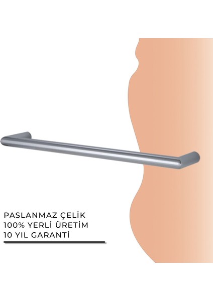Igk Yapı - Flora Rozetsiz Küvet Kolu 50 cm (FL10-062)