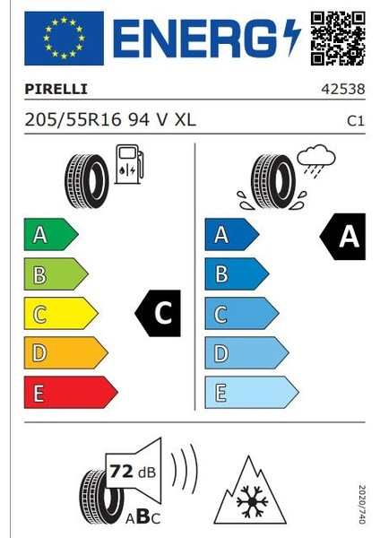 205/55 R16 94V Xl Cinturato All Season Sf3 Oto 4 Mevsim Lastiği (Üretim Yılı:2025) fiyatları