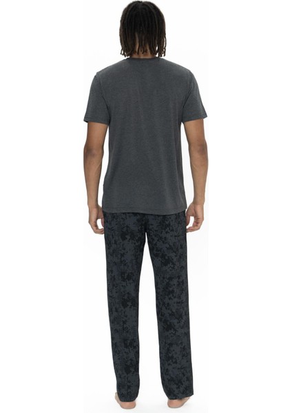 3'lü Pijama Şort T-Shirt Takım
