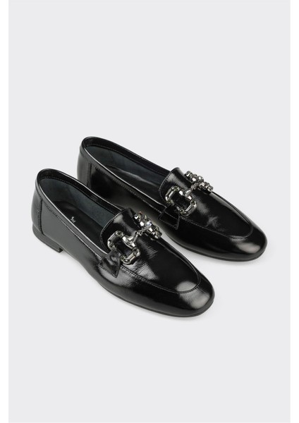 Siyah Deri Kadın Günlük Ayakkabı fiyatları