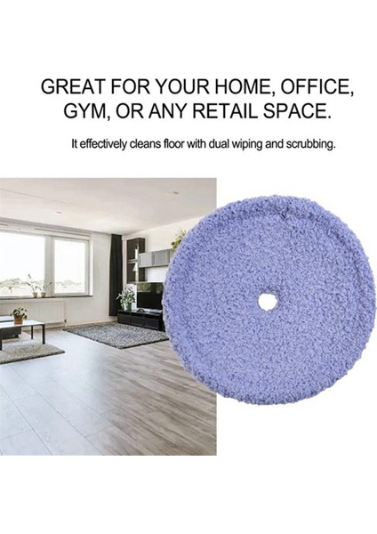 Everybot Edge RS700 RS500 Için 2 Adet Paspas Bezi Yıkanabilir Mikrofiber Paspas Pedlerini Değiştirin Ev Temizlik Aracı (Yurt Dışından)