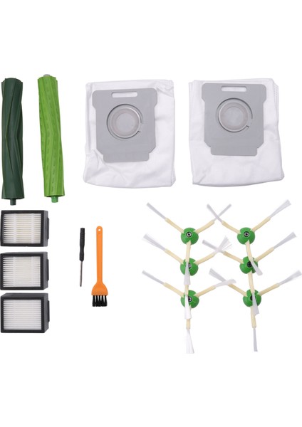 Süpürme Robotu Aksesuarları Toz Torbası I7 I7+ E5 E6 I3 Ana Fırça Yan Filtre Için Uygundur (Yurt Dışından) indirimleri
