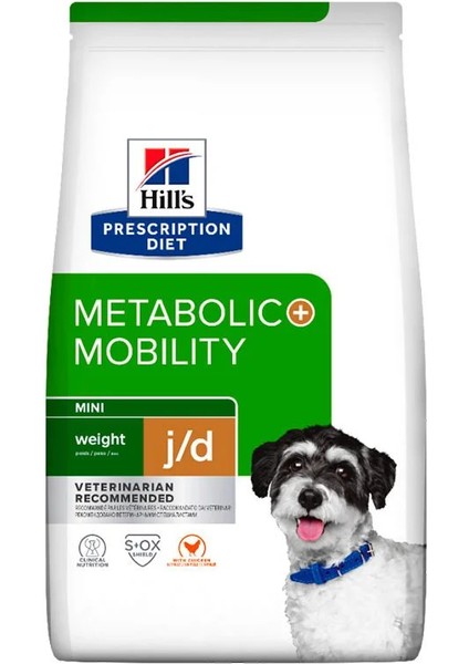 Prescription Diet Metabolic Mobility Mini J/d Tavuklu Köpek Kuru Maması 6 kg