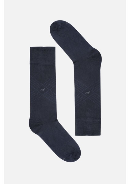 Erkek Modal Tekli Jean Soket Çorap M 61003 J
