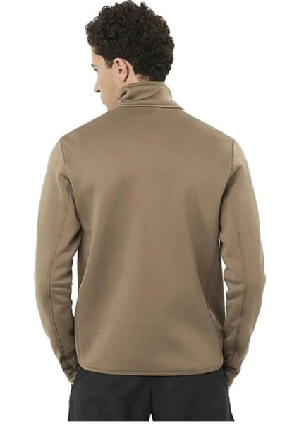 C23291 Sntial Midfleece Fz Erkek Polar - Kahverengi