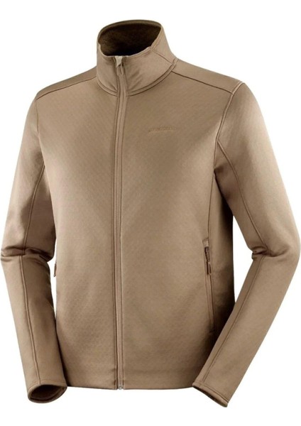 C23291 Sntial Midfleece Fz Erkek Polar - Kahverengi