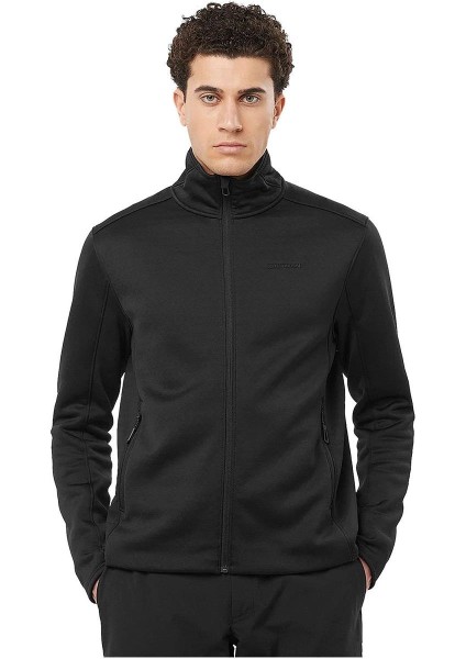 C23008 Sntial Midfleece Fz Erkek Polar - Siyah fiyatları