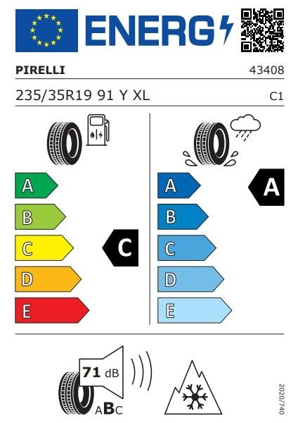 235/35 R19 91Y Xl Cinturato All Season Sf3 Oto 4 Mevsim Lastiği (Üretim Yılı: 2024) fiyatları
