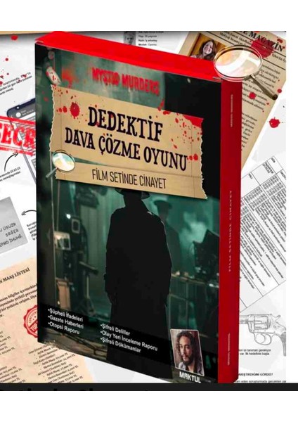 Dedektiflik Cinayet Çözme Oyunu, Film Setinde Cinayet, Mystic Murders, Akıl Oyunları