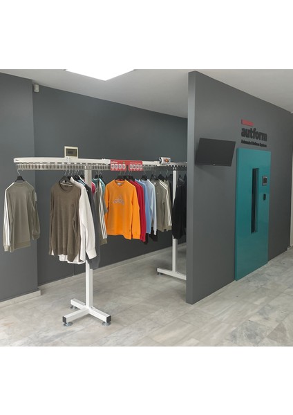 Manuel/Tam Otomatik Elbise/Üniforma Konveyörü (Garment/unıform Conveyor)(İsteğe Özel Tasarım)