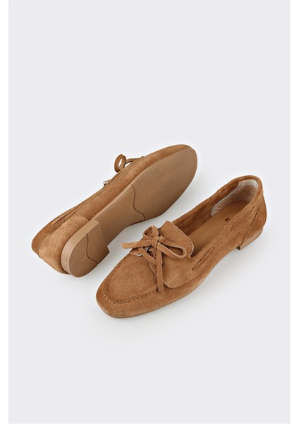 Camel Deri Kadın Günlük Ayakkabı modelleri