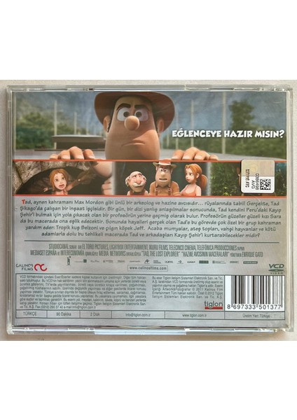 Hazine Avcısının Maceraları VCD (Orjinal Dönem Baskı Cd)