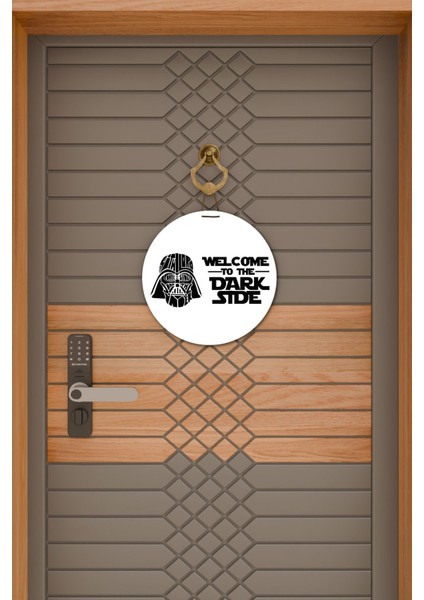 Modern Kapı Süsü Beyaz Dark Stde Star Wars Dış Mekan Kapı Süsü