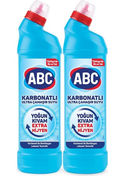 karbonatlı Ultra Çamaşır Suyu 750 ml 2'li Paket