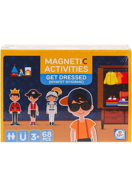 Manyetik Erkek Kıyafet Giydirme Aktivite Oyun Seti fiyatları