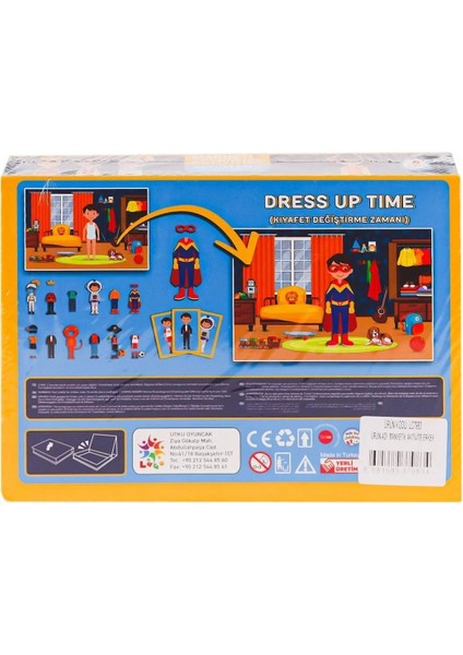 Manyetik Erkek Kıyafet Giydirme Aktivite Oyun Seti modelleri