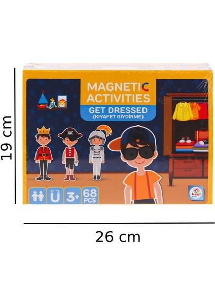 Manyetik Erkek Kıyafet Giydirme Aktivite Oyun Seti fırsatları