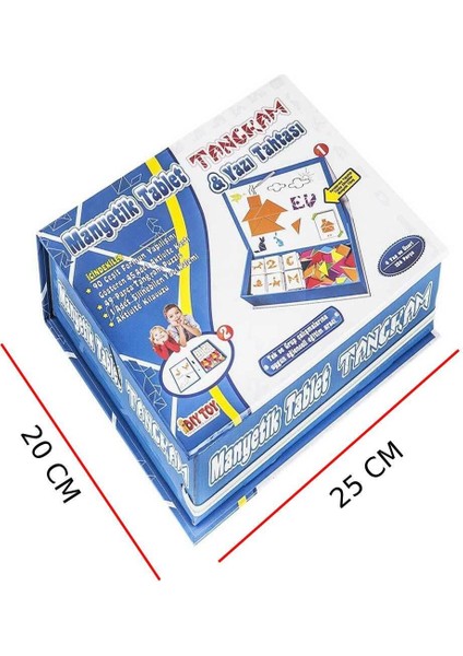 Manyetik Tablet Tangram Eğitim Seti-Tangram Puzzle fırsatları