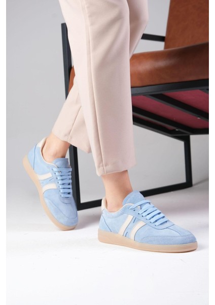 Valda Süet Mavi Renk Kadın Spor Ayakkabı fiyatları