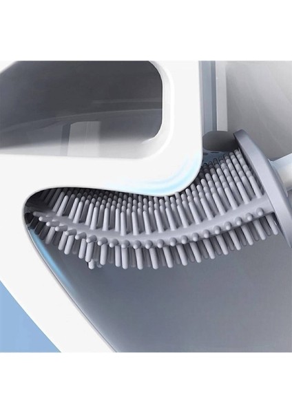 Silikon Kolozet Banyo Tuvalet Fırçası Beyaz Renk fırsatları