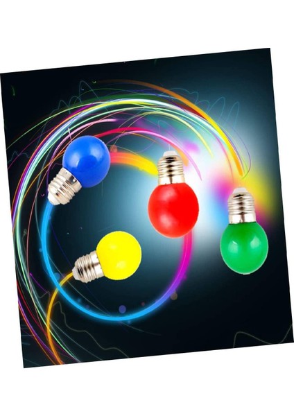 20 Adet Renkli Renkli Dış Mekan Uyumlu LED Ampulleri fiyatları