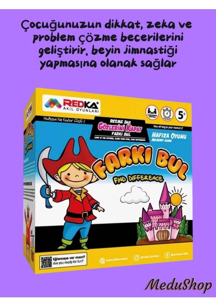 Çocukların Zihinsel Gelişimini Destekleyen Fark Bulma Oyunu fiyatları