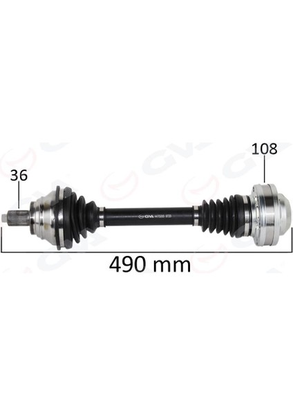 Komple Aks Ön Sol Golf5-Jetta-Caddy-Passat 1.9 Tdi-2.0 Tdi 04- Bkp-Bkd-Bls-Bkc-Bxe 1.9 Tdi-2.0 Tdi