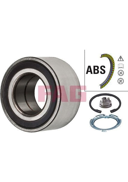 Teker Rulmanı On Mercedes Cıtan W415 . Renault Megane Clıo Captur Kangoo Logan Sandero Mıcra Note Abs Lı