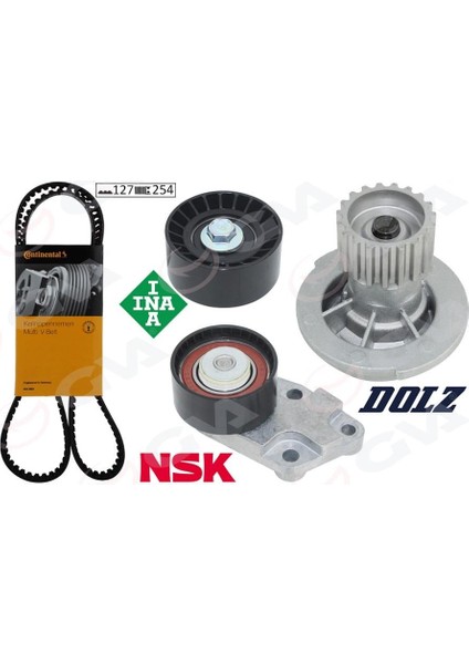Devirdaimli Eksantrik Gergi Kiti 127X254 Chevrolet-Daewoo Aveo-Cruze-Kalos-Lacettı-Nubıra 1.4-1.4-1.6 05-