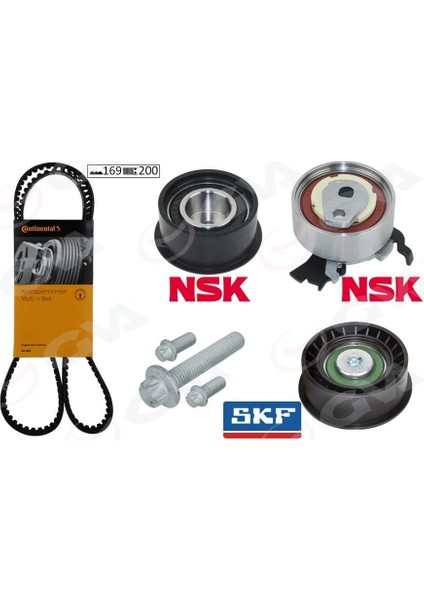 Eksantrik Gergi Kiti 169X200 Astra F-Corsa B-Vectra B 1.4i-1.6i-1.8i 16V X14XE-X16XEL-X18XE