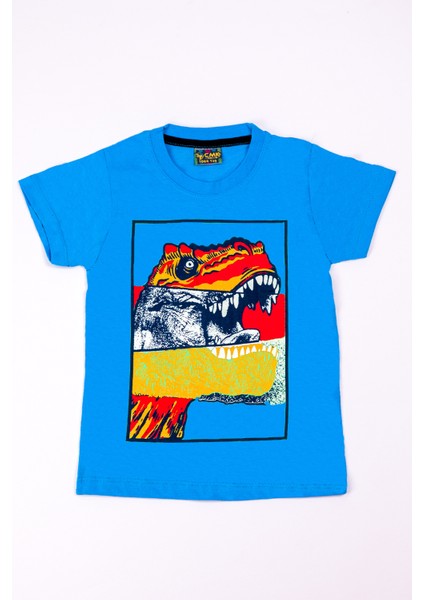 Erkek Çocuk Tshirt Dinozor Baskılı A28