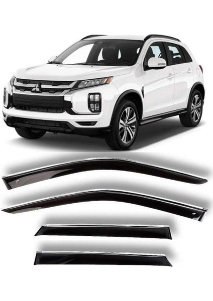 Mitsubishi Asx Uyumlu 2010 2017 Kromlu Cam Rüzgarlığı Ithal
