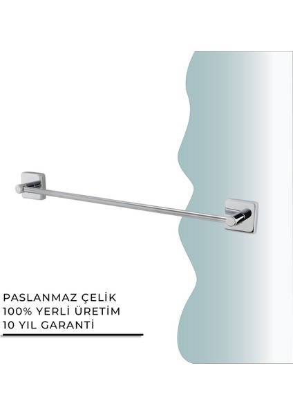 Igk Yapı - Çelik Banyo Vizyon Uzun Havluluk 50 cm (VZ10-025)