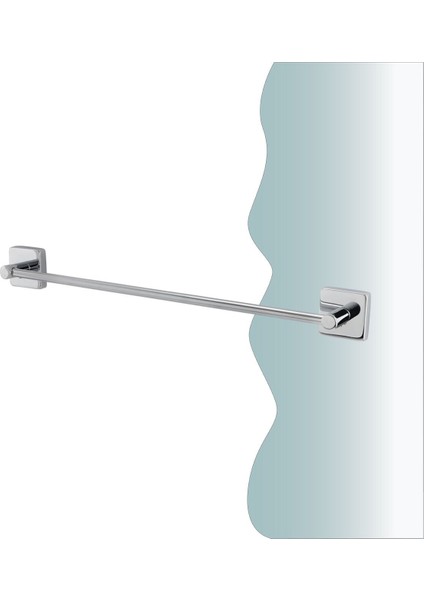 Igk Yapı - Çelik Banyo Vizyon Uzun Havluluk 50 cm (VZ10-025)