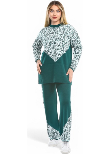 Leoparlı Triko Takım